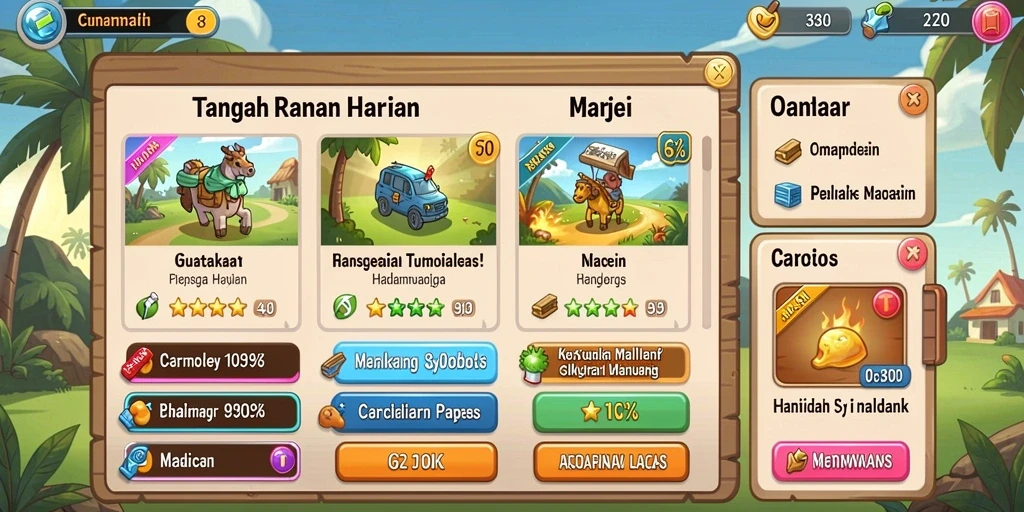 Tampilan antarmuka <strong>6CF</strong> yang menarik.