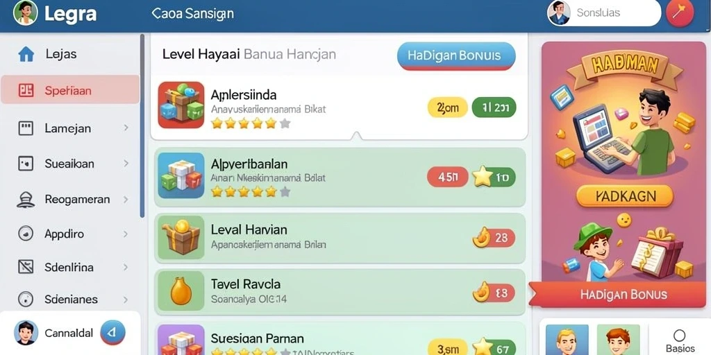 Tampilan antarmuka yang sederhana dan mudah digunakan.