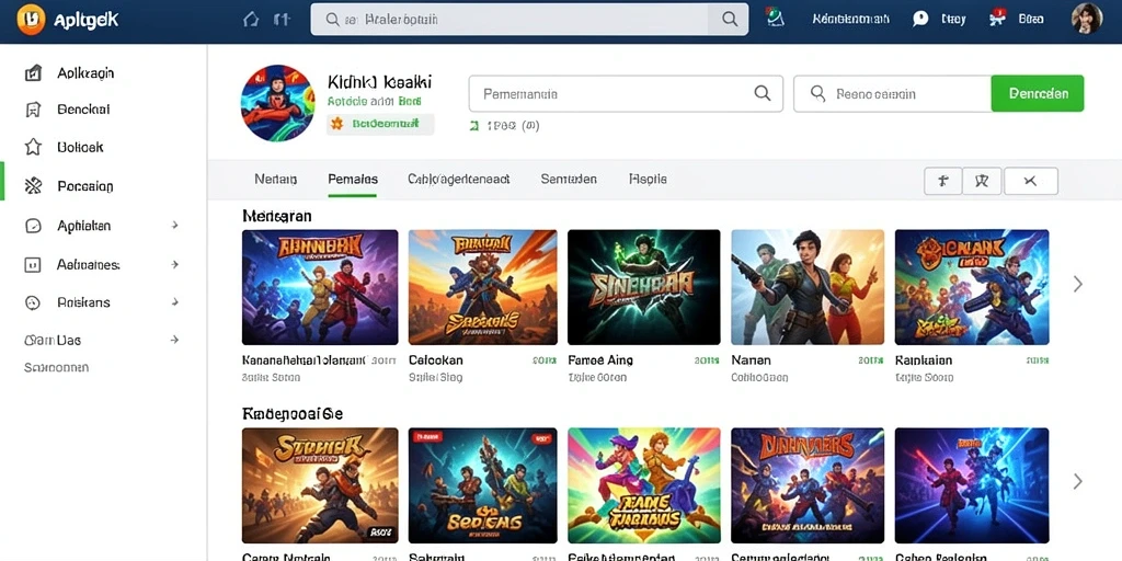 Screenshot menampilkan antarmuka pengguna yang intuitif.