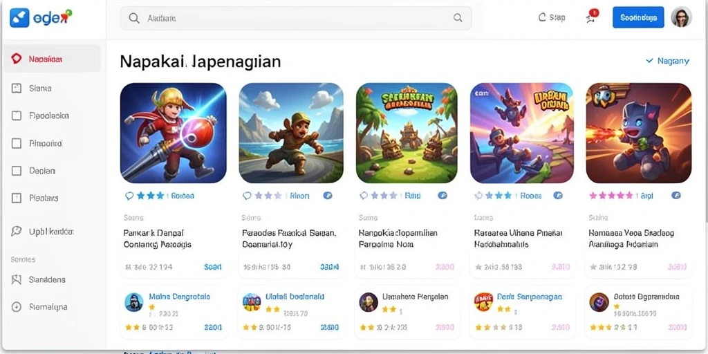 Tampilan utama aplikasi DEWI5000 yang menarik dan intuitif.