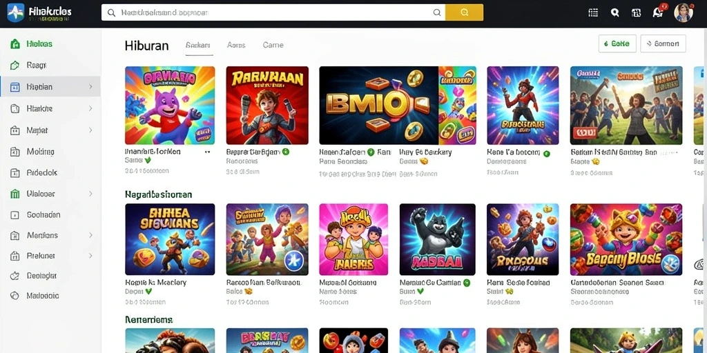 Tampilan antarmuka yang user-friendly dan menarik.