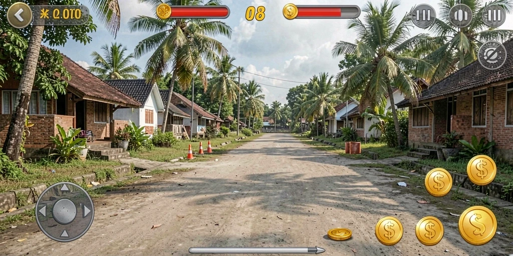 Screenshot menunjukkan tampilan awal permainan HPTOTO yang menarik.