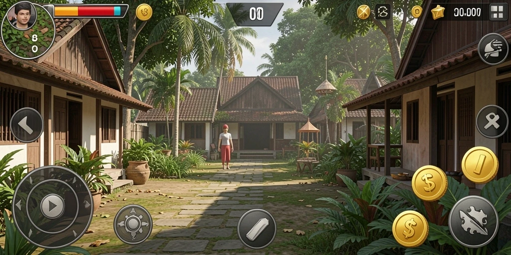 Tampilan awal KINGSLOT yang menarik dan penuh warna.