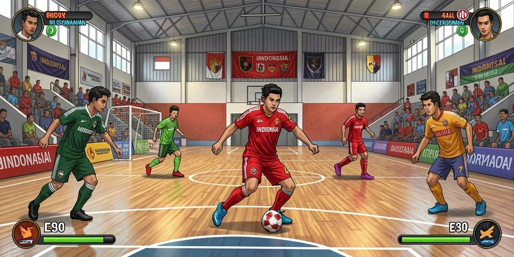 Screenshot fitur permainan terbaru dengan tema menarik.