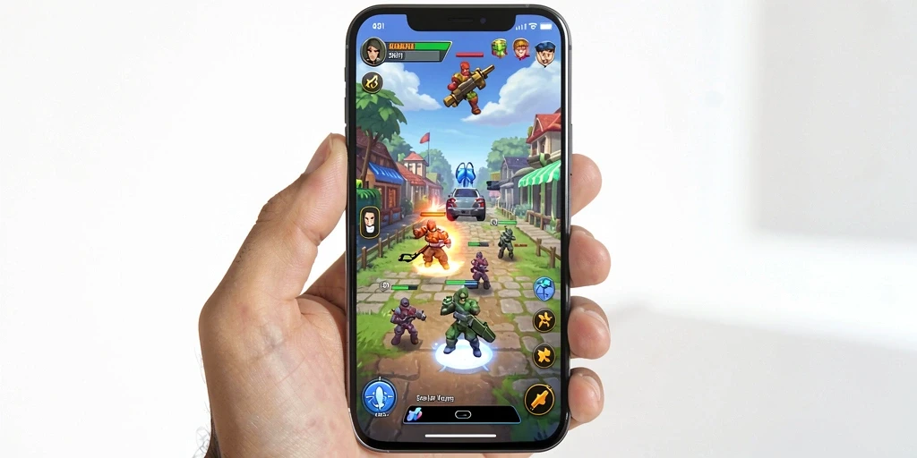 Tampilan awal game yang menarik dan interaktif.