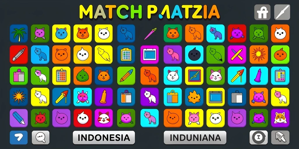 Tampilan karakter yang beragam dan menarik.